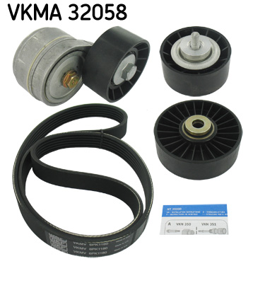 SKF VKMA 32058 Kit Cinghie Poly-V-Kit Cinghie Poly-V-Ricambi Euro